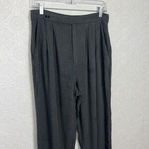 Urban Outfitters Trousers Slacks Pants High Waisted Ankle Straight Pleated 8
